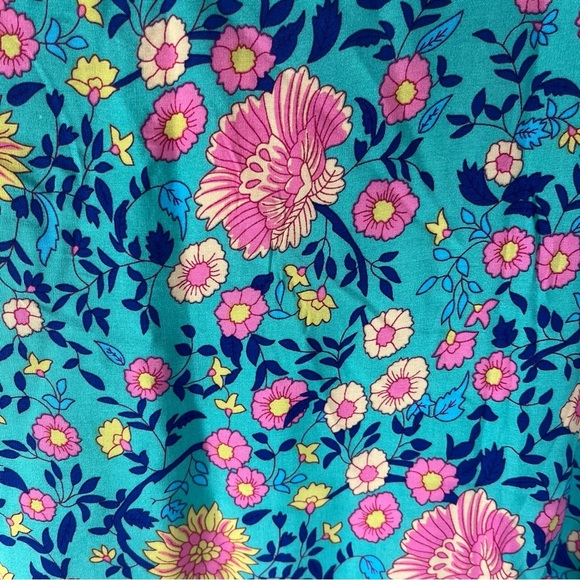 Halife Bohemian Women’s Midi Dress Relaxed Fit Plus Size Scoop Neck Floral - Picture 3 of 5